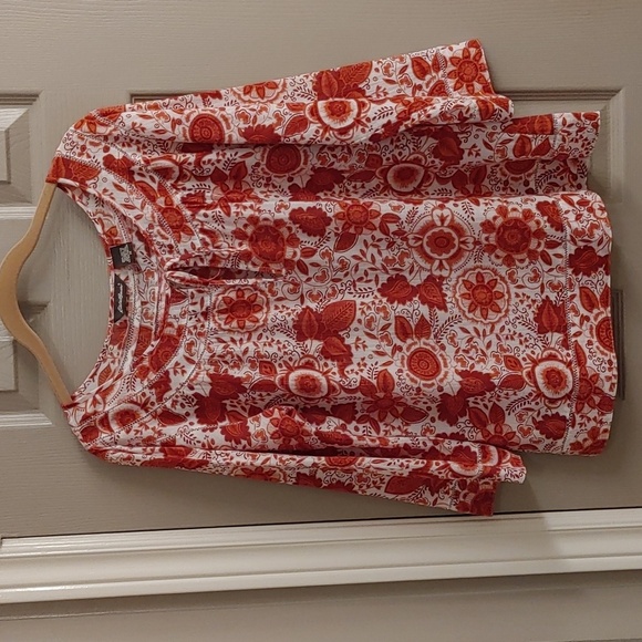 Women's Eddie Bauer Bohemian Cotton Top Size Medium - Picture 1 of 8